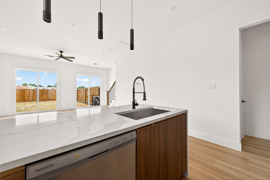 Close-up of interior finishes inside a home in , Houston (Image 17).