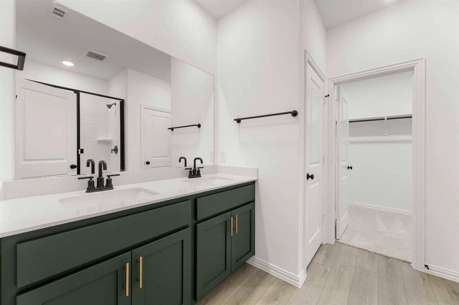 Furnished interior view inside a new home in Monticello Park, Princeton (Image 12).