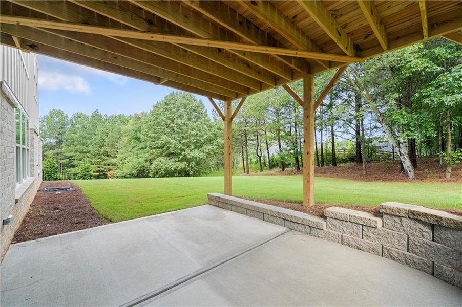 Exterior details and patio area of a home in , Flowery Branch (Image 3). Exterior details and patio area of a home in , Flowery Branch (Image 3).