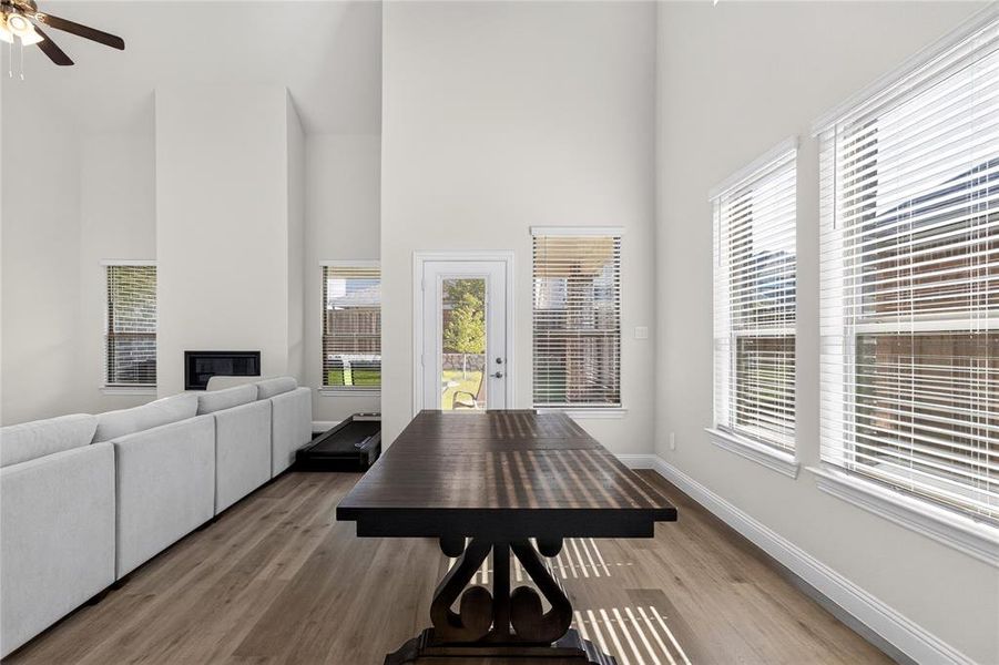 Furnished interior view inside a new home in , Little Elm (Image 17). Furnished interior view inside a new home in , Little Elm (Image 17).