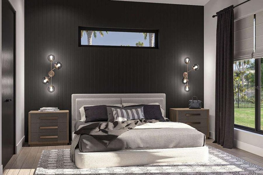 Furnished interior view inside a new home in , Tampa (Image 7). Furnished interior view inside a new home in , Tampa (Image 7).