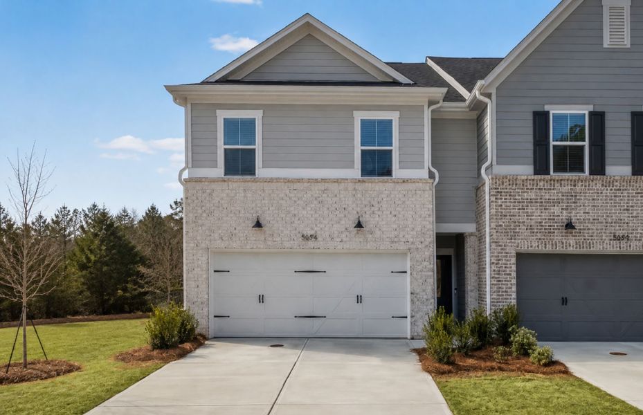 Representative exterior photo of a completed home built from the Stillwell by Pulte Homes in Adler Springs, Powder Springs, GA (Image 9). Representative exterior photo of a completed home built from the Stillwell by Pulte Homes in Adler Springs, Powder Springs, GA (Image 9).