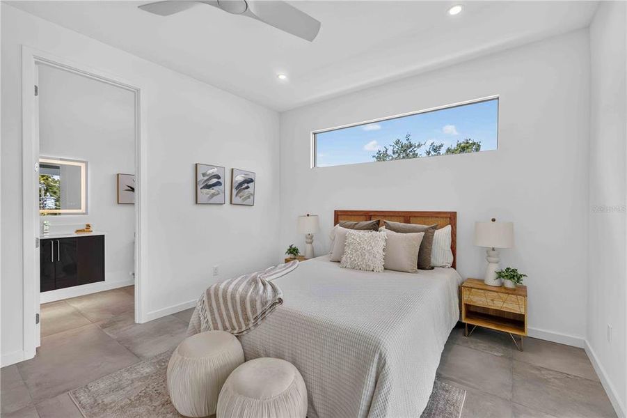 Furnished interior view inside a new home in , Sarasota (Image 53).