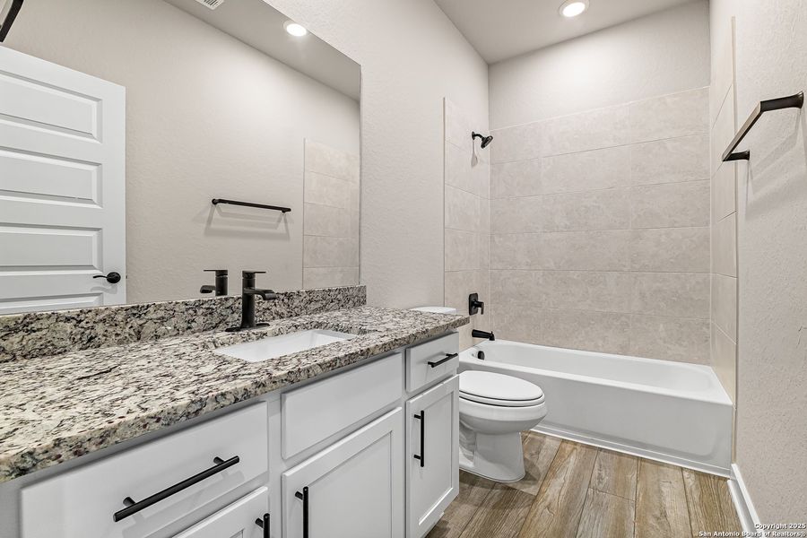 Furnished interior view inside a new home in Trilogy Grove, Leon Valley (Image 4). Furnished interior view inside a new home in Trilogy Grove, Leon Valley (Image 4).