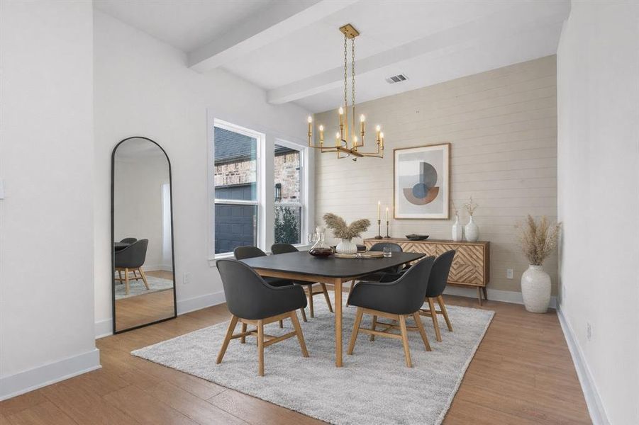 Furnished interior view inside a new home in , Sherman (Image 6).