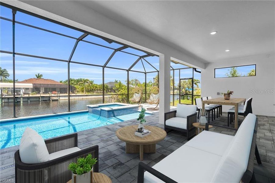 Exterior details and patio area of a home in , Port Charlotte (Image 25).
