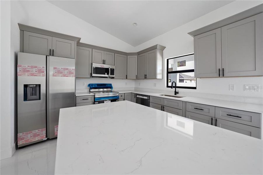 Furnished interior view inside a new home in , Cape Coral (Image 6). Furnished interior view inside a new home in , Cape Coral (Image 6).