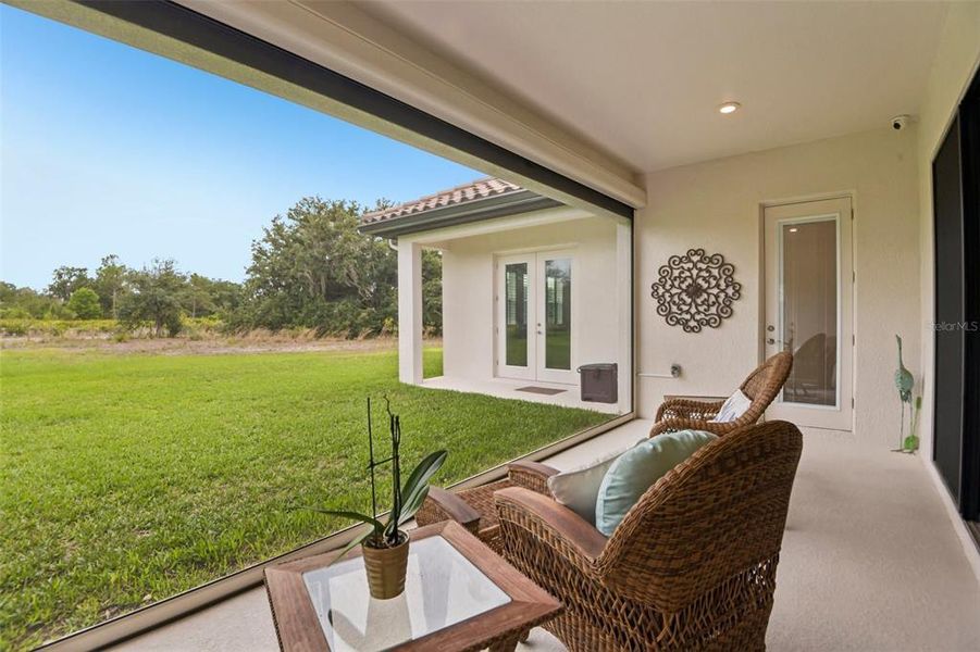 Exterior details and patio area of a home in Hawkstone, Lithia (Image 4).