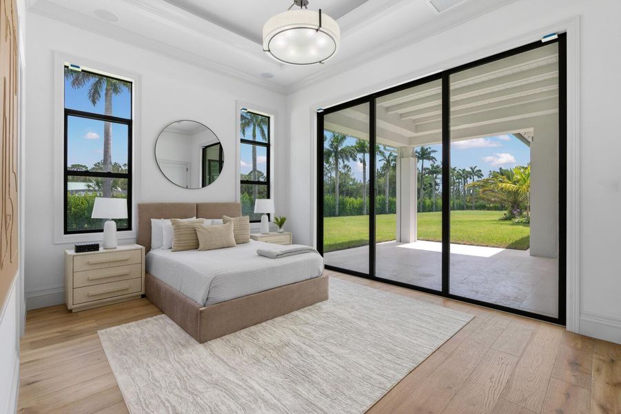 Furnished interior view inside a new home in , Palm Beach Gardens (Image 27).