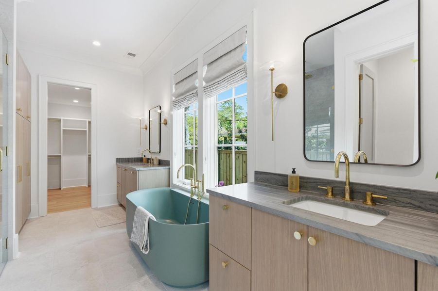 Furnished interior view inside a new home in , Mount Pleasant (Image 17).