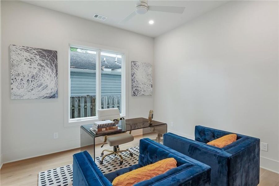 Furnished interior view inside a new home in , Atlanta (Image 15).
