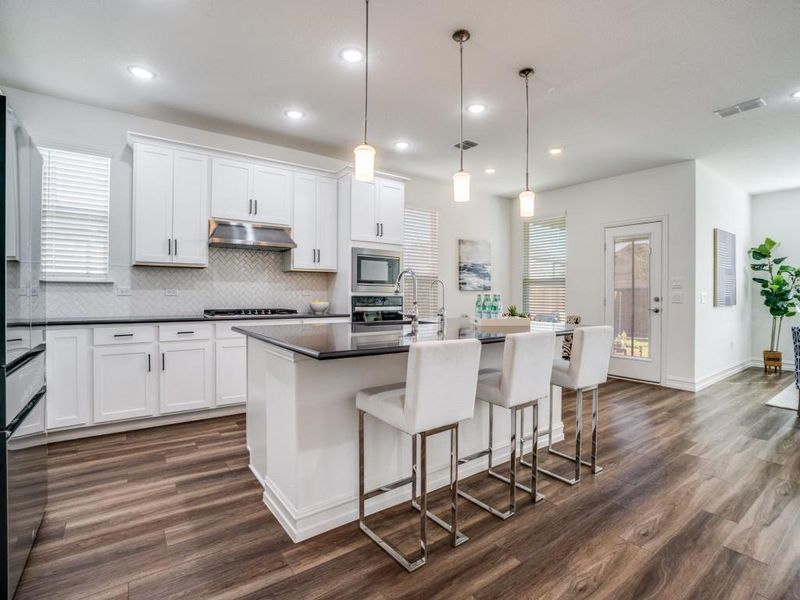 Furnished interior view inside a new home in , McKinney (Image 8). Furnished interior view inside a new home in , McKinney (Image 8).