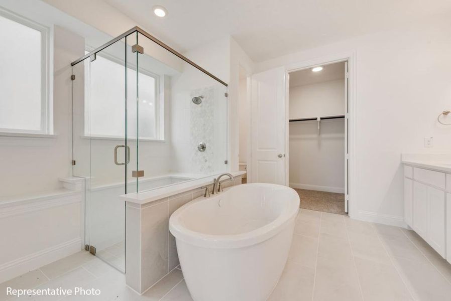 Furnished interior view inside a new home in Edgewater, Fate (Image 7). Furnished interior view inside a new home in Edgewater, Fate (Image 7).