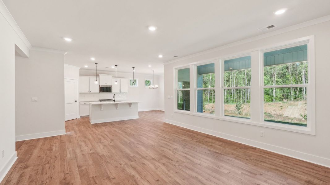 Representative unfurnished interior of a home built from the Magnolia by D.R. Horton in Westport, York (Image 17).