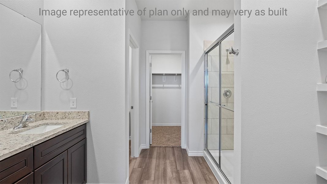 Furnished interior view inside a new home in Somerset at Sinton, Sinton (Image 12).