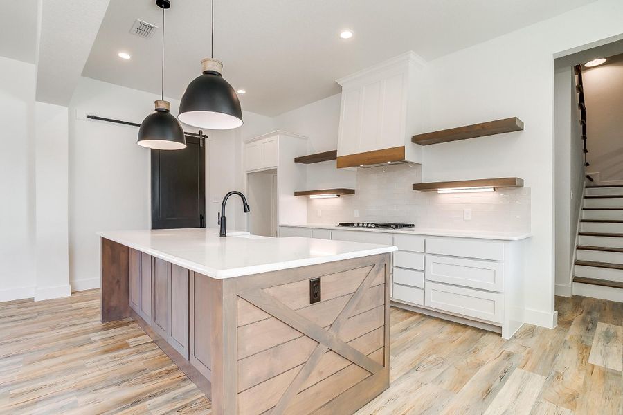 Representative furnished interior of a home built from the Pecan Grove by Trinity Classic Homes in The Reserve at Shadle, Poolville (Image 7). Representative furnished interior of a home built from the Pecan Grove by Trinity Classic Homes in The Reserve at Shadle, Poolville (Image 7).