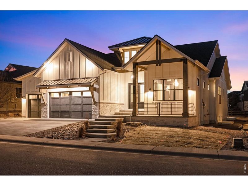 Front exterior of a new home in , Windsor, CO, highlighting curb appeal (Image 24).