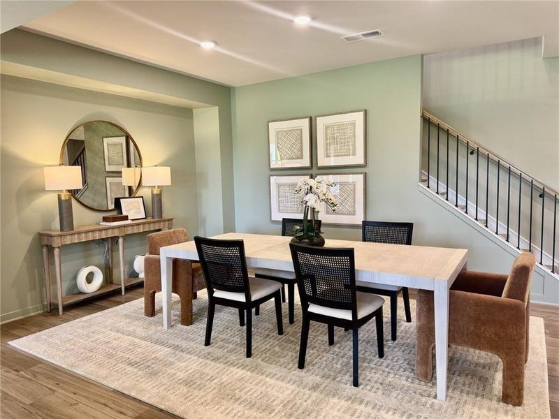 Furnished interior view inside a new home in Echo Grove, Cumming (Image 14).