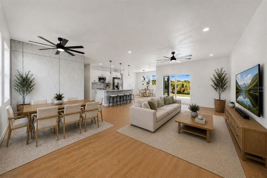 Furnished interior view inside a new home in , Port Charlotte (Image 7).
