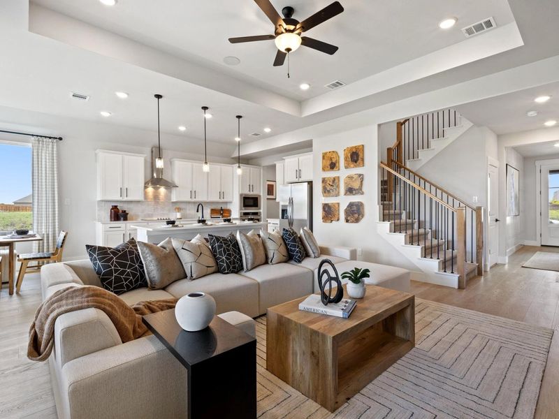 Representative furnished interior of a home built from the The Sequoia M by Davidson Homes LLC in Waverly Estates, Josephine (Image 20). Representative furnished interior of a home built from the The Sequoia M by Davidson Homes LLC in Waverly Estates, Josephine (Image 20).