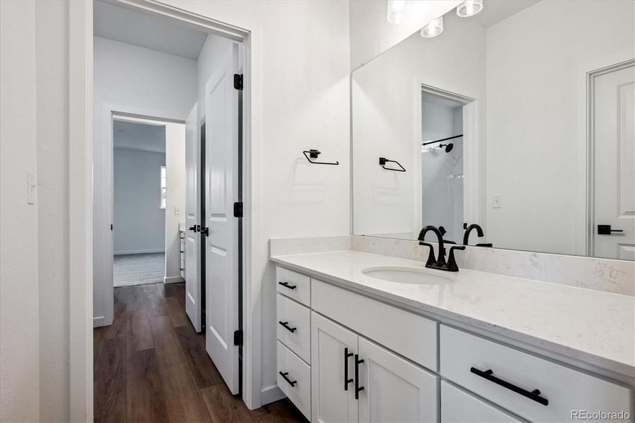 Furnished interior view inside a new home in Westridge, Highlands Ranch (Image 11). Furnished interior view inside a new home in Westridge, Highlands Ranch (Image 11).