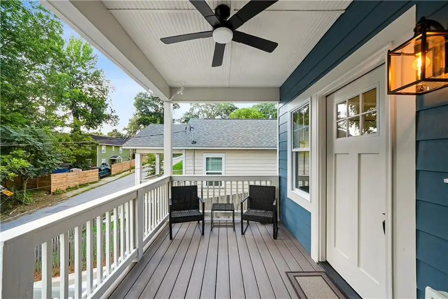 Exterior details and patio area of a home in , Atlanta (Image 21). Exterior details and patio area of a home in , Atlanta (Image 21).