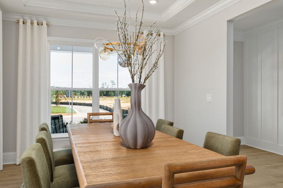 Representative furnished interior of a home built from the Continental by Pulte Homes in Mailman Post, Knightdale (Image 43).