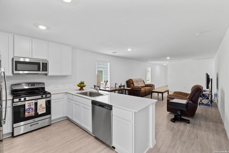 Furnished interior view inside a new home in Sunset Oaks, Maxwell (Image 11).