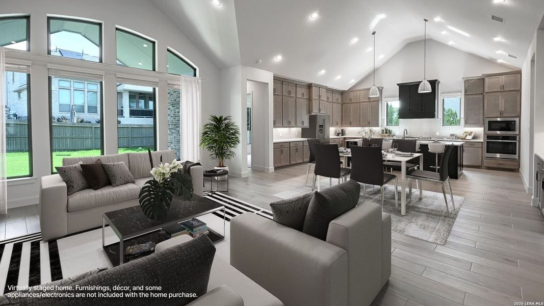 Furnished interior view inside a new home in Kinder Ranch, San Antonio (Image 16).