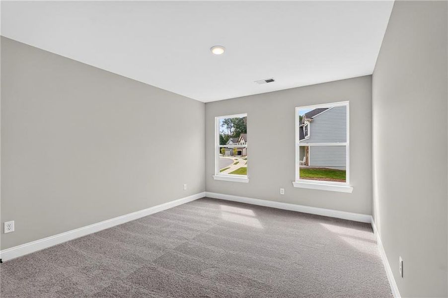 Spacious, unfurnished interior of a new home in Villas at Dawsonville, Dawsonville (Image 32). Spacious, unfurnished interior of a new home in Villas at Dawsonville, Dawsonville (Image 32).