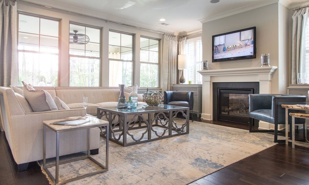 Representative furnished interior of a home built from the Newport II by Classica Homes in McLean - Hunts Point, Belmont (Image 9).