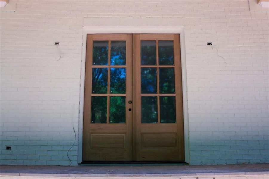 Exterior details and patio area of a home in , Roswell (Image 26). Exterior details and patio area of a home in , Roswell (Image 26).