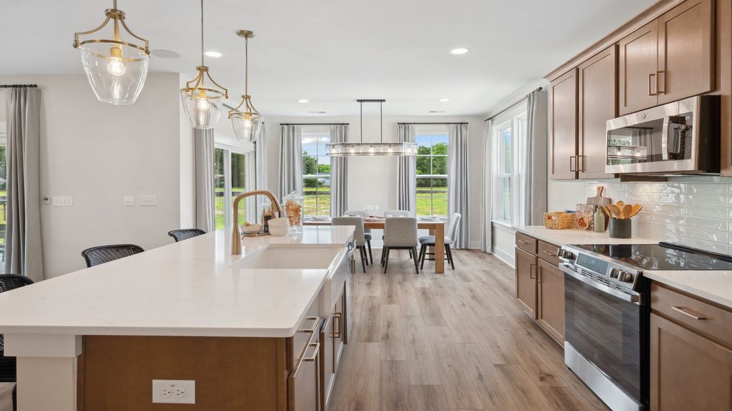 Representative furnished interior of a home built from the St. Helena by DRB Homes in Creekside at Andrews, Summerville (Image 9).