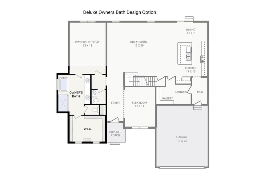 2D floor plan layout of this home in , Moncks Corner, SC (Image 9).