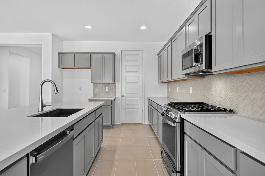 Furnished interior view inside a new home in Hawes Crossing, Mesa (Image 13).