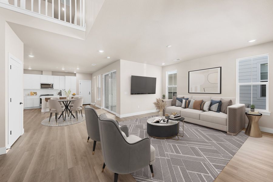 Representative furnished interior of a home built from the 2 by Trumark Homes in Trumark Homes at Sterling Ranch, Littleton (Image 4).
