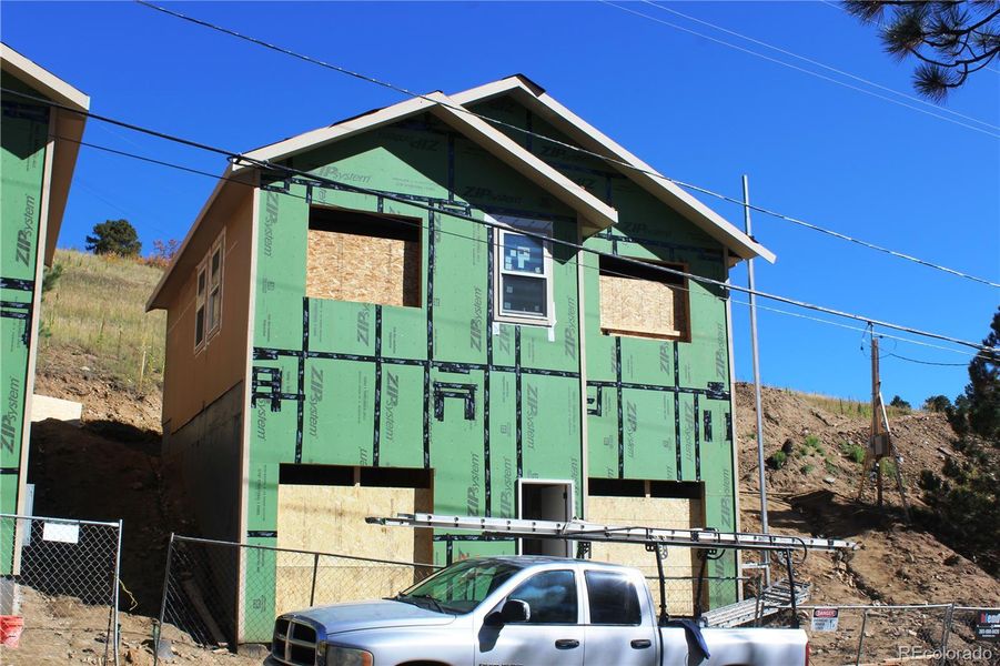 In-progress construction of a new home in , Central City, CO (Image 8).