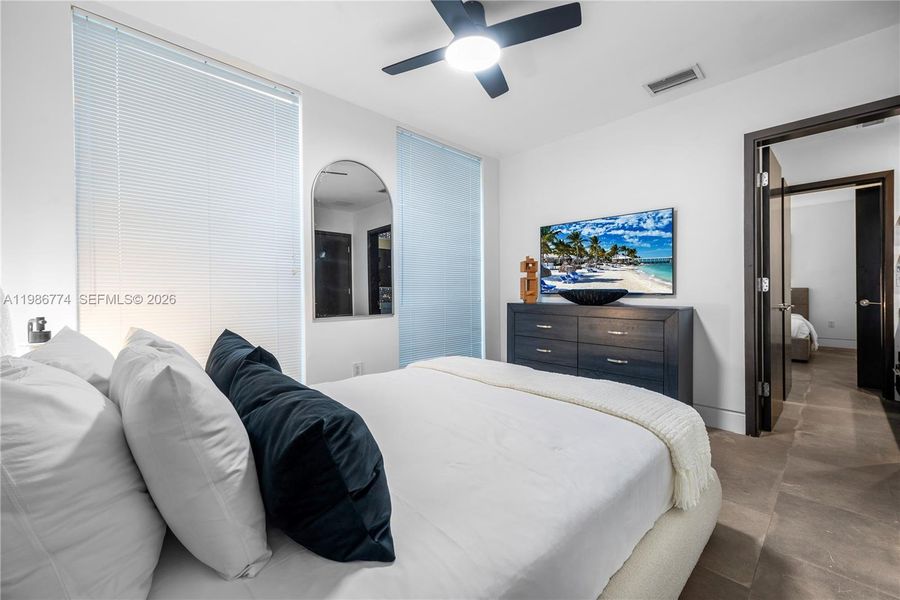 Furnished interior view inside a new home in , Miami (Image 37).