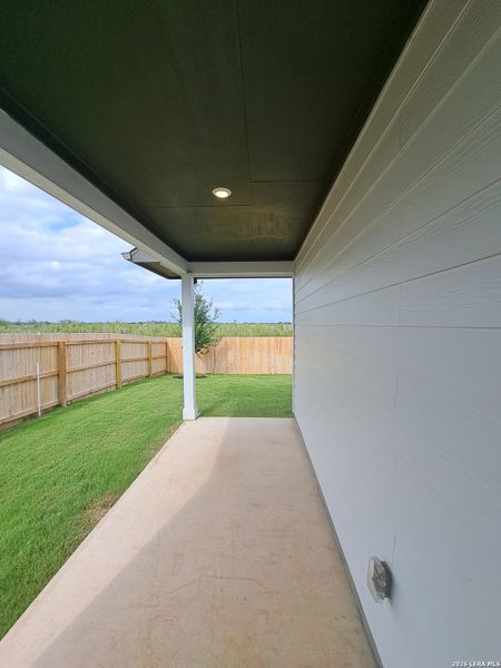 Exterior details and patio area of a home in Rhine Valley, Schertz (Image 4).