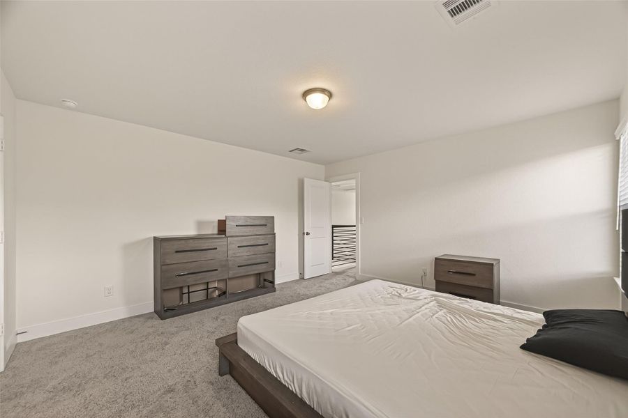 Furnished interior view inside a new home in Massey Oaks, Pearland (Image 15).