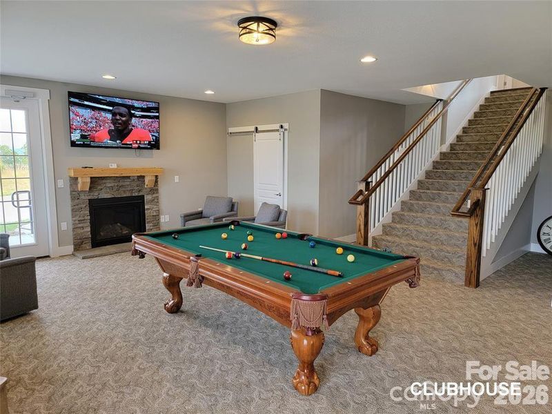 Lower Level Pool Room Clubhouse Lower Level Pool Room Clubhouse