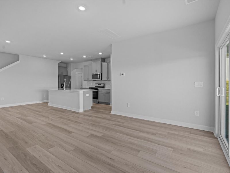 Spacious, unfurnished interior of a new home in The Farm at Wells Creek - Heritage Collection, Gray Court (Image 11).