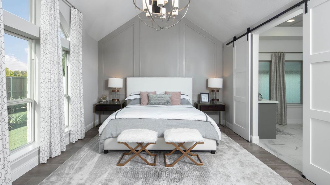 Furnished interior view inside a new home in Sweetgrass, Haslet (Image 15).