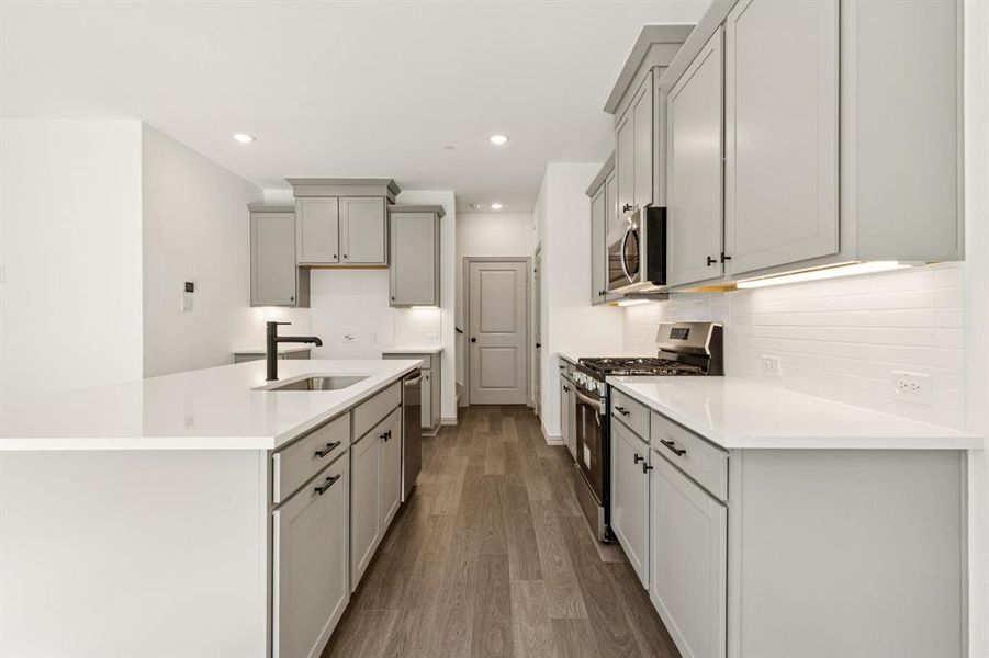 Designer finishes everywhere you look in our Channing plan.