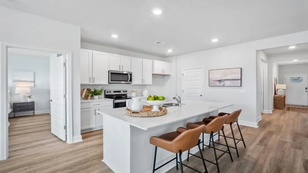 Furnished interior view inside a new home in The Retreat at East Argent, Ridgeland (Image 4).