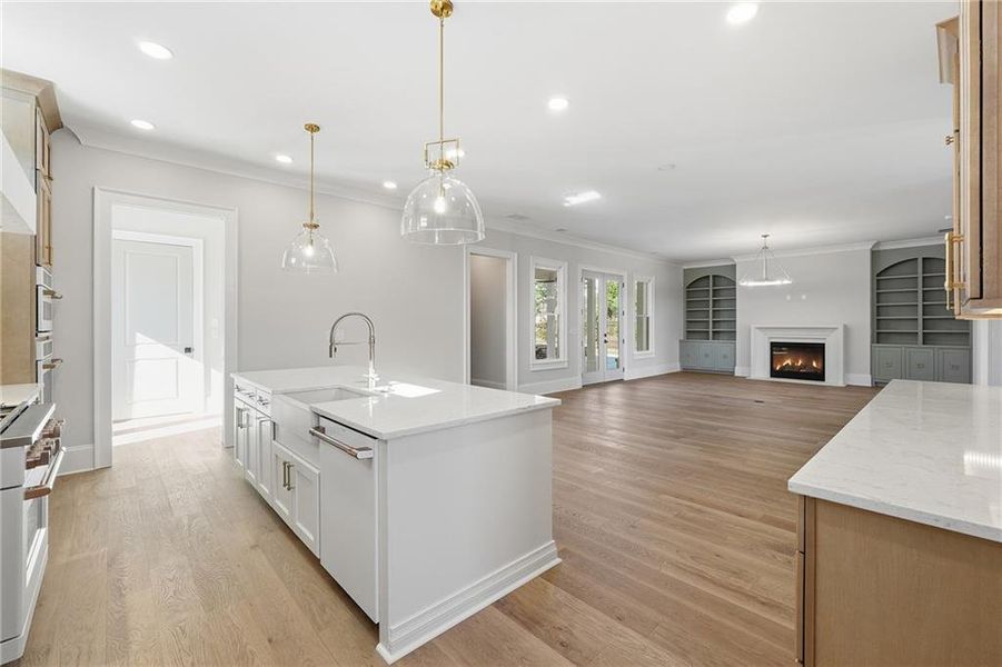 Furnished interior view inside a new home in , Marietta (Image 7).