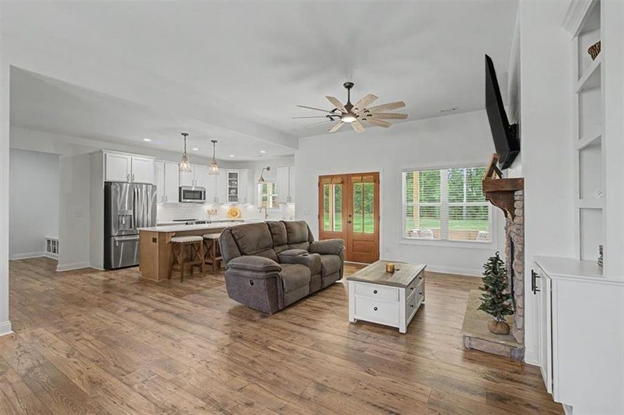 Furnished interior view inside a new home in , Rockmart (Image 53). Furnished interior view inside a new home in , Rockmart (Image 53).