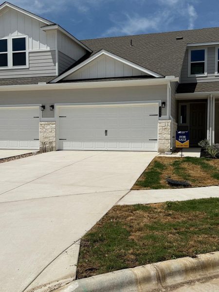 Exterior details and patio area of a home in Avery Centre, Round Rock (Image 1). Exterior details and patio area of a home in Avery Centre, Round Rock (Image 1).
