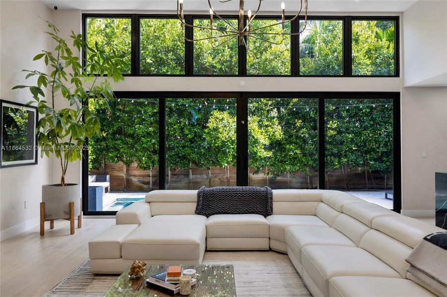 Furnished interior view inside a new home in , Miami (Image 47).