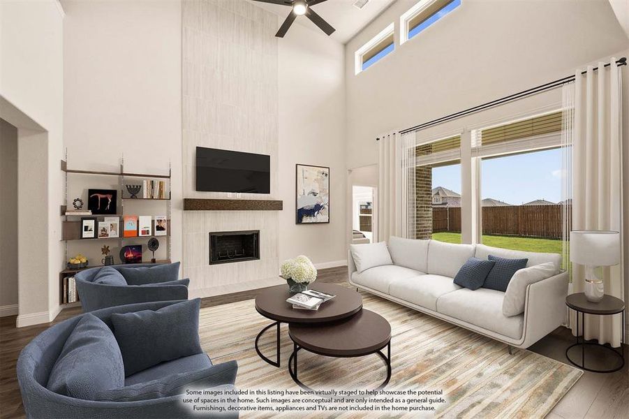 Furnished interior view inside a new home in Hulen Trails Classic 50, Fort Worth (Image 8). Furnished interior view inside a new home in Hulen Trails Classic 50, Fort Worth (Image 8).